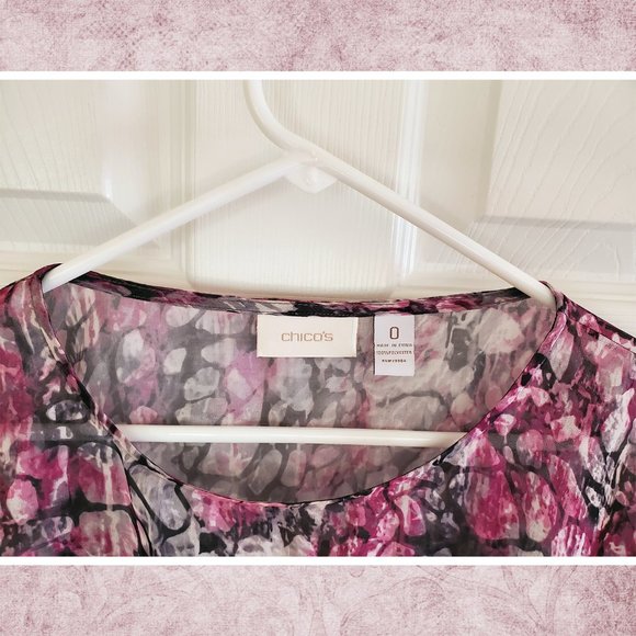 Chico's SemiSheer Top - Picture 2 of 5